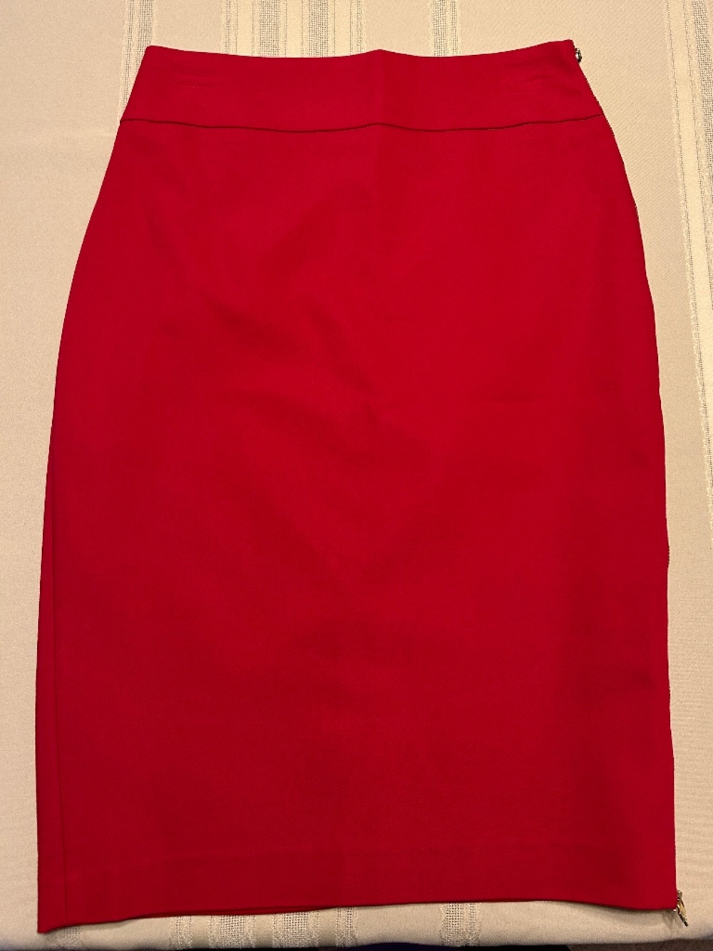 Express Red High Waist Midi Skirt – Size 6